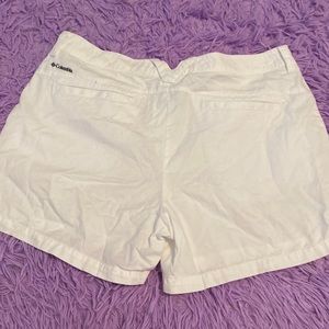 White Columbia shorts